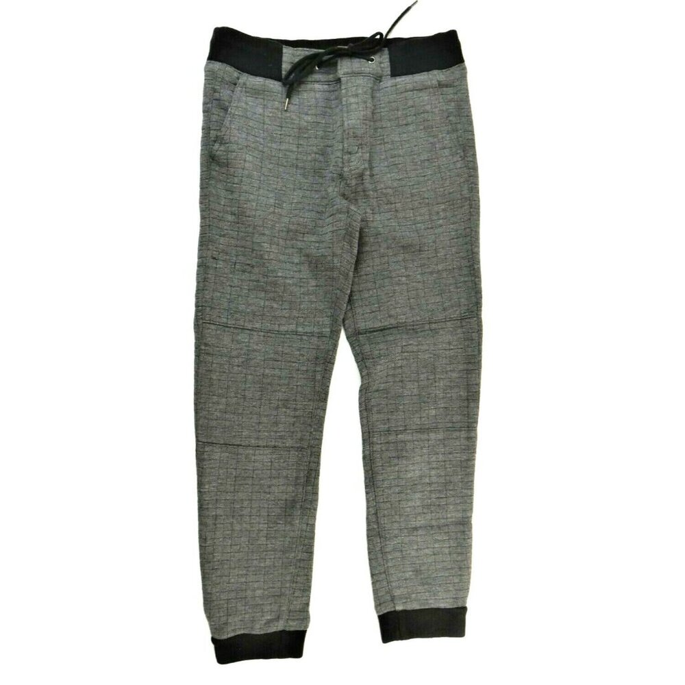 Mother  Checkered Gray Jogger Sweat Pants The Champ  Womens Size 25
